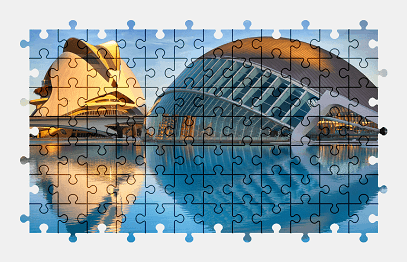 Jigsaw puzzle online valencia,spain,building,architecture,colorful