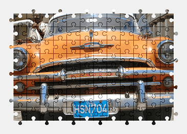Jigsaw puzzle online orange,plymouth,classic,vintage,car,oldtimer