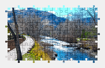 Jigsaw puzzle online river,colorado,nature,colorful,mountains