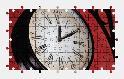Jigsaw puzzle online clock,time