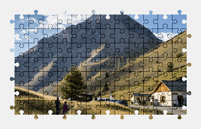 Jigsaw puzzle online mountains,alps,france,colorful,nature