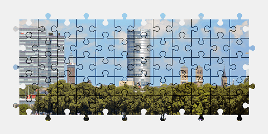 Jigsaw puzzle online cologne,city,germany,colorful,skyscraper
