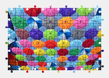 Jigsaw puzzle online umbrella,colorful,color