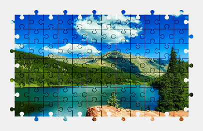 Jigsaw puzzle online colorado,lake,nature,usa,landscape,mountains