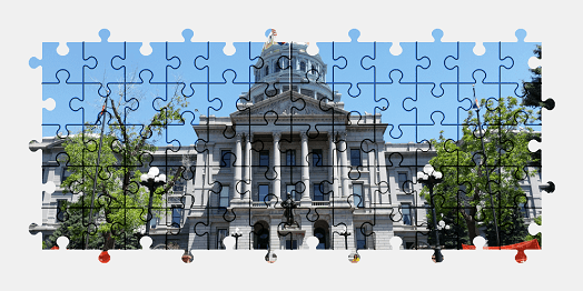 Jigsaw puzzle online colorado,building,denver,usa,architecture,colorful
