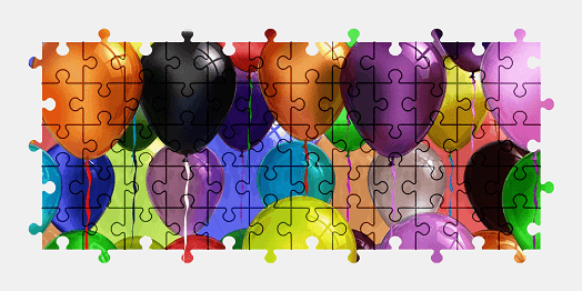 Jigsaw puzzle online color,balloon,colorful