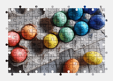Jigsaw puzzle online colorful,eggs,food