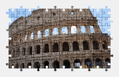 Jigsaw puzzle online colosseum,rome,italy,building,architecture