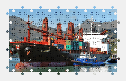 Jigsaw puzzle online ship,vehicle,colorful
