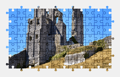 Jigsaw puzzle online castle,building,colorful,england