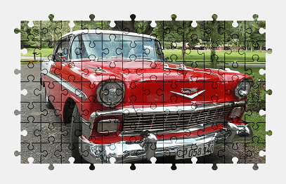 Jigsaw puzzle online cuba,car,havana,classic,chevrolet
