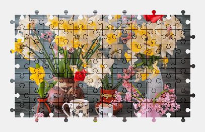 Jigsaw puzzle online flower,colorful