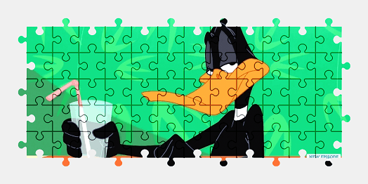 Jigsaw puzzle online daffy-duck,cartoon,character,colorful