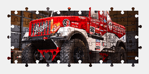 Jigsaw puzzle online dakar,rally,sport,vehicle,colorful,video-games