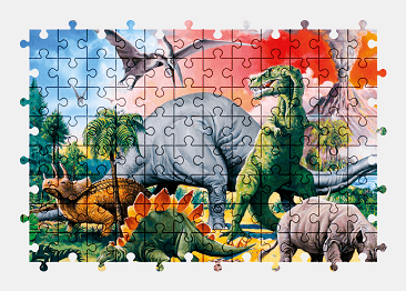 Jigsaw puzzle online dinosaur,animal,colorful