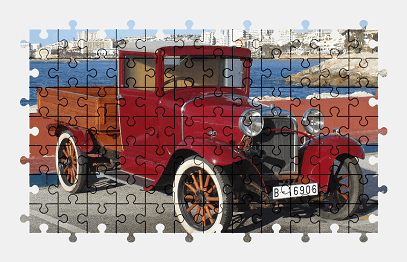 Jigsaw puzzle online vintage,truck,old,vehicle