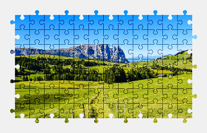 Jigsaw puzzle online dolomites,colorful,mountains,italy,landscape