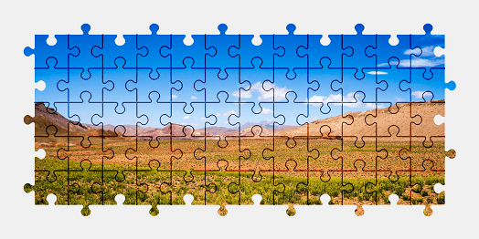Jigsaw puzzle online valley,desert,landscape,colorful,nature