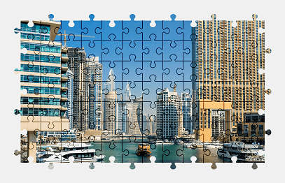 Jigsaw puzzle online dubai,hotel,uae,architecture,building,city