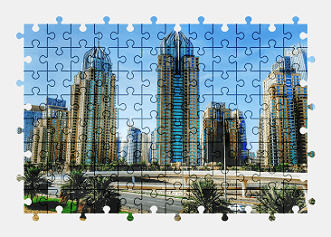 Jigsaw puzzle online dubai,city,uae,building,architecture