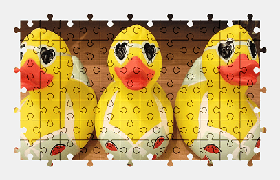 Jigsaw puzzle online duck,funny,toy,colorful