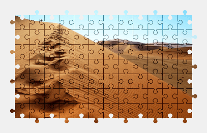 Jigsaw puzzle online namibia,dune,africa,desert,sand,landscape,nature,sky,colorful