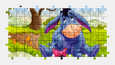 Jigsaw puzzle online winnie-the-pooh,cartoon,character,colorful