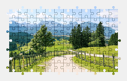 Jigsaw puzzle online mountains,nature,countryside,road,germany,colorful