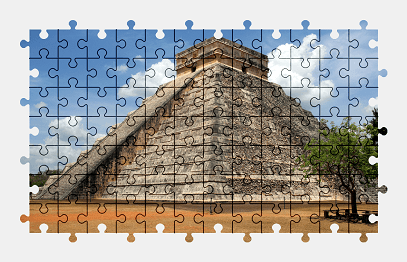 Jigsaw puzzle online pyramid,temple,building,architecture