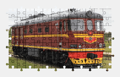 Jigsaw puzzle online estonia,railway,museum,train,locomotive