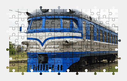 Jigsaw puzzle online estonia,railway,train,locomotive,vehicle