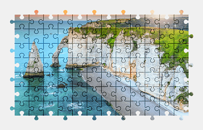 Jigsaw puzzle online france,nature,beach,colorful,landscape