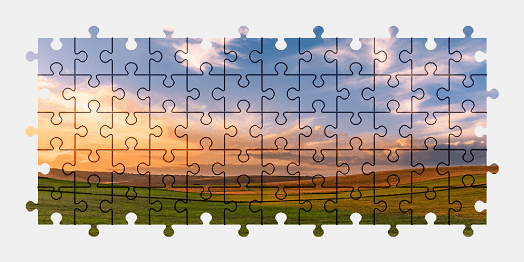 Jigsaw puzzle online landscape,nature,colorful,field