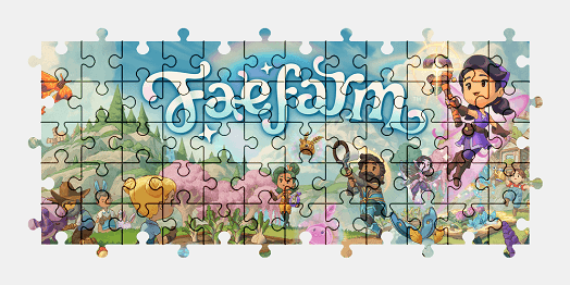 Jigsaw puzzle online fae-farm,video-games,colorful,character