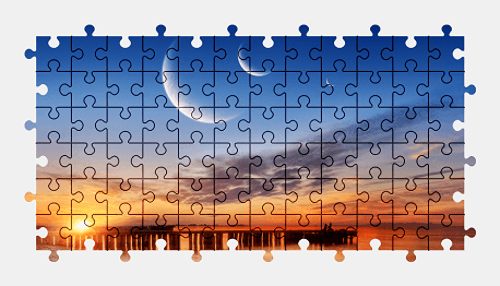 Jigsaw puzzle online fantasy,seascape,landscape,pier,beach,nature,colorful