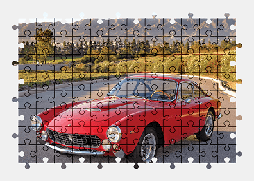 Jigsaw puzzle online ferrari,sports-car,colorful,car