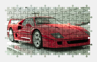Jigsaw puzzle online ferrari,sports-car,car,vehicle