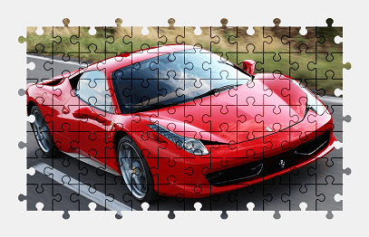 Jigsaw puzzle online ferrari,car,sports-car