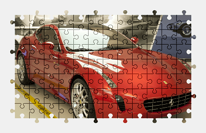 Jigsaw puzzle online red,ferrari,car,vehicle