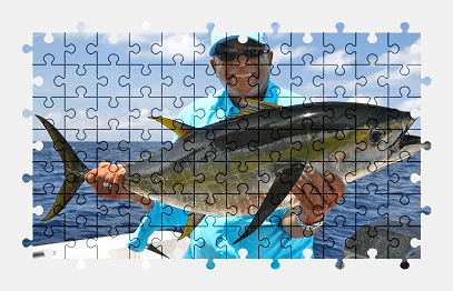 Jigsaw puzzle online fishing,ocean,costa-rica,fish