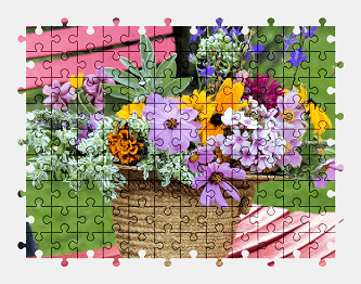 Jigsaw puzzle online flower,bouquet,colorful