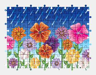 Jigsaw puzzle online flower,colorful,nature