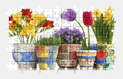 Jigsaw puzzle online flower,colorful