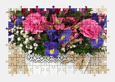 Jigsaw puzzle online flower,decoration,bouquet
