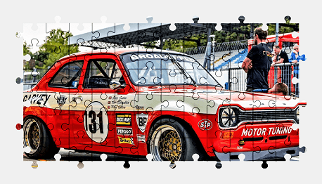 Jigsaw puzzle online ford,sports-car,car,colorful,vehicle,race,sport