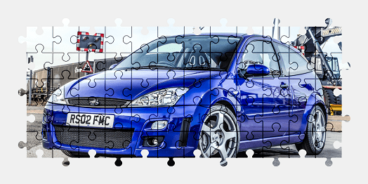 Jigsaw puzzle online blue,ford,car,colorful,vehicle