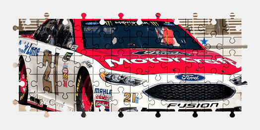 Jigsaw puzzle online ford,nascar,sports-car,car,colorful,race,sport