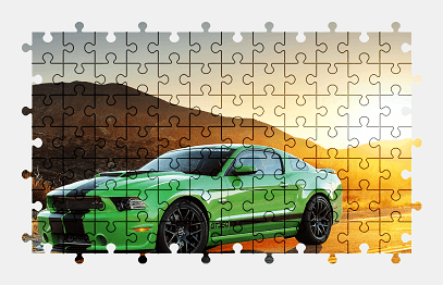Jigsaw puzzle online ford,mustang,sports-car,car,colorful