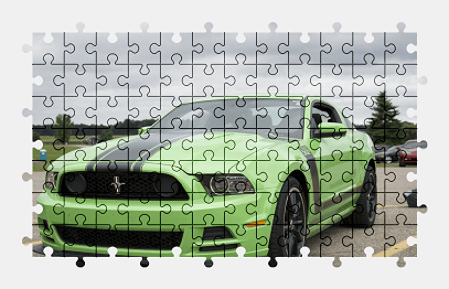 Jigsaw puzzle online ford,mustang,car