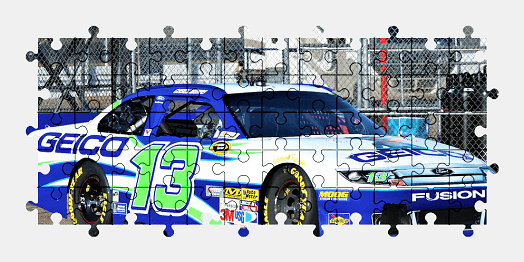 Jigsaw puzzle online ford,nascar,sports-car,sport,vehicle,car,colorful,race